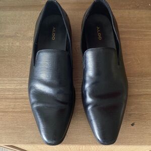 ALDO Men's Elegant Black Slip-On Loafers